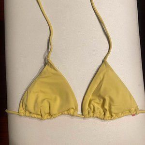 VS swim top, yellow, string bikini, xs
